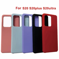 For Samsung Galaxy S20 Plus Silky Silicone Case Soft Back Protective Shell For Galaxy Note20 Ultra S20 Ultra S20FE S20+ Case