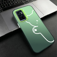 Sarung Telefon, Sarung VIVO V23E 5G, Separuh lutsinar, Ultra-nipis, Sarung Telefon Berkabut