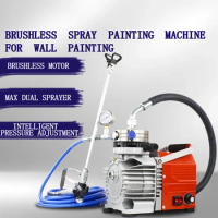 Electric High Efficiency High Power Wall Paint Spray Gun Brushless Painting Machine Sprayer