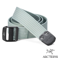 【ARCTERYX 始祖鳥】Conveyor LOGO編織尼龍腰帶(38mm寬).休閒褲帶/無段式調節_X000005521-29171 石綠