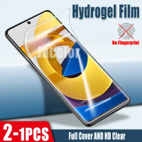 Front 1-2PCS Hydrogel Film For Xiaomi Poco M4 X4 X3 NFC M3 F2 F3 Pro F4 GT 5G Protective Screen Protector Poko X M 4 4Pro 3 3Pro
