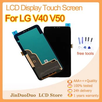 6.4"Original For LG V50 LCD Display Touch Screen Digitizer Assembly For LG V50 Display with Frame Replacement LM-V500N LM-V500E