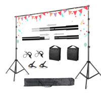 Photography Backdrop Stand For Green Screen Chromakey Backdrops Photo Studio Background Support System Adjust Width and Height