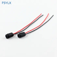 FSYLX LED T5 socket plug extension cables harness T5 LED bulb holder socket for 1.2W W3W LED width instrument light T5 socket