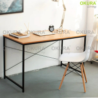 OKURA Modern Home Office Table Writing Computer Table Desk Student Study Table Meja Tulis (120x60x70