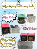 [Set 2] Hộp Đựng Phấn Lơ Bida Trong Suốt - Hộp Đựng Bảo Quản Phấn Lơ Bida Nhỏ Gọn Tiện Lợi