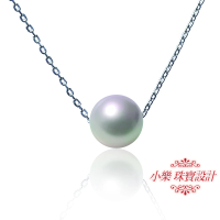 【小樂珠寶】頂級AKOYA海水天然日本珍珠單顆項鍊-(AKOYA日本珍珠南洋珠專賣店-CP值最高)