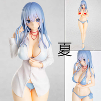 《夏本舖》日版 OrchidSeed 封面角色 古見川葵 魔太郎 巨乳 美少女 襯衫 性感 高跟鞋 項鍊 比基尼 可脫