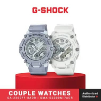 Jam Tangan Digital Analog Couple G-Shock GA-2200FF-8ADR & GMA-S2200M-7ADR Original Resin Band
