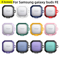 2024 New For Samsung Galaxy buds FE/buds live/buds2/buds pro/buds 2pro Lock buckle transparent headphone Case For Galaxy buds FE