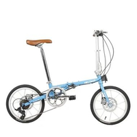 Element Troy 8 Speed Pastel Edition Sepeda Lipat Ukuran 16 Inci BIRU