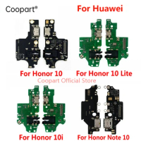 Original Microphone Module+USB Charging Port Board Flex Cable Connector Parts For Huawei Honor 10 / 10i / Honor 10 Lite /Note 10