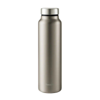 【Peacock 日本孔雀】商務休閒 不鏽鋼保冷保溫杯800ML-原鋼色(輕量化設計)(保溫瓶)