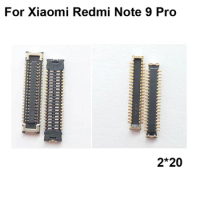 2pcs FPC connector For Xiaomi Redmi Note 9 Pro LCD display screen on Flex cable on mainboard motherboard Xiao mi Redmi Note 9Pro