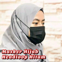JK Masker 3PLY HIJAB CAREION Headloop isi 50pc
