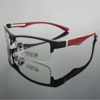 Vazrobe Brand TR90 Eyeglasses Frame Men Semi Rimless Reading Glasses Male Anti Blue Light Photochromic 0 +150 200 250 Diopter