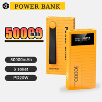 （Burst 80000mAh）（50000mAh 80000mAh）Penghantaran pantas Bank kuasa 50000mAh/80000mAh Menyokong pengec