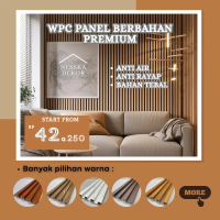 Wood Panel WPC Ukuran 145cm / ND WallPanel PVC / WPC Motif Kayu Bandung / WPC Bahan Premium Terbaik 