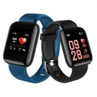 D13 Smart Watch Men Women 116 Plus Blood Pressure Monitor Waterproof Tracker Bracelet Heart Rate Smartwatch For Android IOS