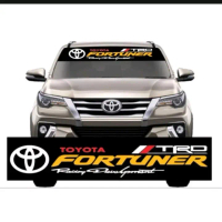 STIKER MOBIL STIKER KACA DEPAN MOBIL FORTUNER STIKER CUSTOM