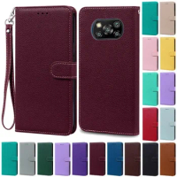 for Xiaomi Poco X3 NFC case x 3 GT x3 Pro fundas wallet flip leather phone cover Luxury coque for xiaomi poco x3 pro case cover