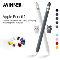 Lovely Pattern Silione Silicon Protective Pouch Cap Holder Cover For Apple Pencil 1 Accessories Anti-scratch Case for Pencil 1nd