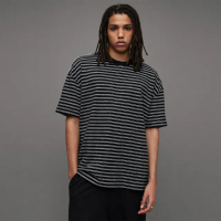 【ALLSAINTS】RICKY 短袖T恤Black/White MD020Z(寬鬆版型)