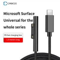 New 15V 3A USB C Type C PD Power Charge Cable Fast Charging Cable Adapter Charger for Microsoft Surface Pro6 Pro5 Pro4 3