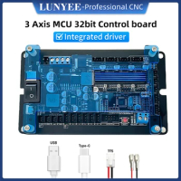 LUNYEE GRBL USB Port CNC Engraving Machine Control Board, 3 Axis Control Board Integrated Driver ,CNC controller upgrade grbl