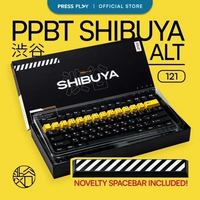 PPBT SHIBUYA PBT Dye Sub Keycap Set Japanese Root by Press Play Shibuya