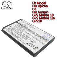 Cameron Sino GPS, Navigator Battery for Garmin GPS Mobile 10 GPS Mobile 10x GPS 10 for Xplova G3 1100mAh
