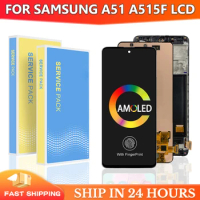 6.5'' For Amoled For Samsung A51 A515 Lcd Display Touch Screen Digitizer Assembly For Samsung A515 A515FN/DS A515F Screen