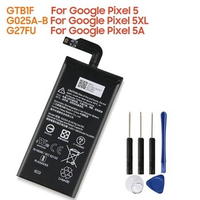 Replacement Battery GTB1F G025A-B G27FU For Google Pixel 5 5A Pixle5 XL Pixel5 Pixle5XL Pixel 5A Rechargeable Battery