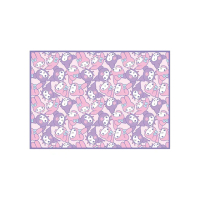 【Marushin 丸真】Sanrio 三麗鷗 法蘭絨毛毯 L 200*140cm 酷洛米和美樂蒂 臉