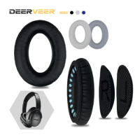 DEERVEER Replacement Earpad For BOSE QC35 QC35II Headphones Memory Foam Ear Cushions Ear Muffs
