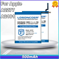 LOSONCOER 500mAh For Apple Watch Series 5 40mm 44mm A2277 A2181 Watch Battery