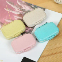 Portable Mini Pill Box Medicine Boxes Tablet Organizer Travel Pill Cases Drugs Container with Seal Ring Health Care Tool 3 Grids