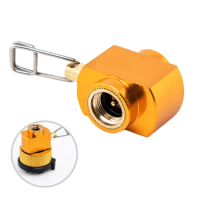 Camping Stove Propane Refill Adapter Brass Aluminum Alloy Gas Filling Butane Cylinder Tank LPG Saver Camping Cooking Supplies