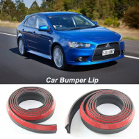 Car Bumper Lip Deflector Lips For Mitsubishi eK Active Classy Custom Space Sport Wagon Lancer GT GSR EVO Evolution Car Body Kit