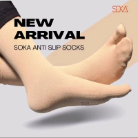 SOKA Kaos Kaki Wanita Muslimah Jempol Anti Licin M - Socks Anti Slip untuk Keseharian Nyaman dan Ama