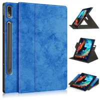 For Lenovo Tab P12 Pro 360 Rotating Stand Cover with Pen Holder For Lenovo TB-Q706F 12.6" Tablet Smart Wake/Sleep Case
