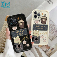 Sarung Telefon Beruang Muzik Corak Kartun Comel, YiaMia, Untuk Infinix Hot 30 / 30i / 30 Play Hot 20