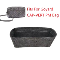 Fits For Goyard CAP-VERT PM Felt Cloth Insert Bag Organizer Makeup Handbag Travel Inner Purse Liner Portable Cosmetic Bags