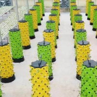 Hydroponics Grow System Aeroponics Growing Planter Pineapple Tower for Indoor Garden Plastic Greenhouse Soilless Planting