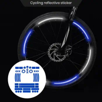 Reflective Bicycle Sticker Ultra-thin Waterproof Strong Reflection Safety Sticker Bike Reflective Decal Motorcycle Sticker