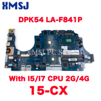 For HP Pavilion Gaming 15-CX L20302-601 L20302-001 L42383-601 L20299-001 L20295-601 DPK54 LA-F841P Laptop Motherboard With CPU