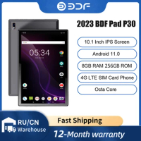 2023 New P30 Plus 10.1 Inch Tablets Real Octa Core 8GB RAM 256GB ROM Dual 4G LTE Network Phone Bluetooth WiFi Tablet Android 11