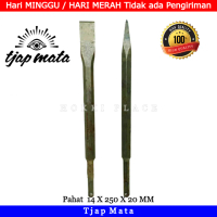 SDS Plus Pipih Mata Bor Bobok TJAP MATA Flat/Pointed Chisel 14 x 250mm