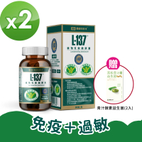黑松生技 日本專利｜L-137植物乳酸菌膠囊-週期購 30入x2盒(共60入)