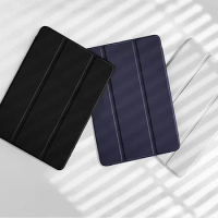 Case For Samsung Galaxy Tab S8 Ultra14.6 Tab S7 FE 12.4 S8 12.4 Tab A8 Acrylic Shell Flat Leather Cover Rotating Stand Tablet